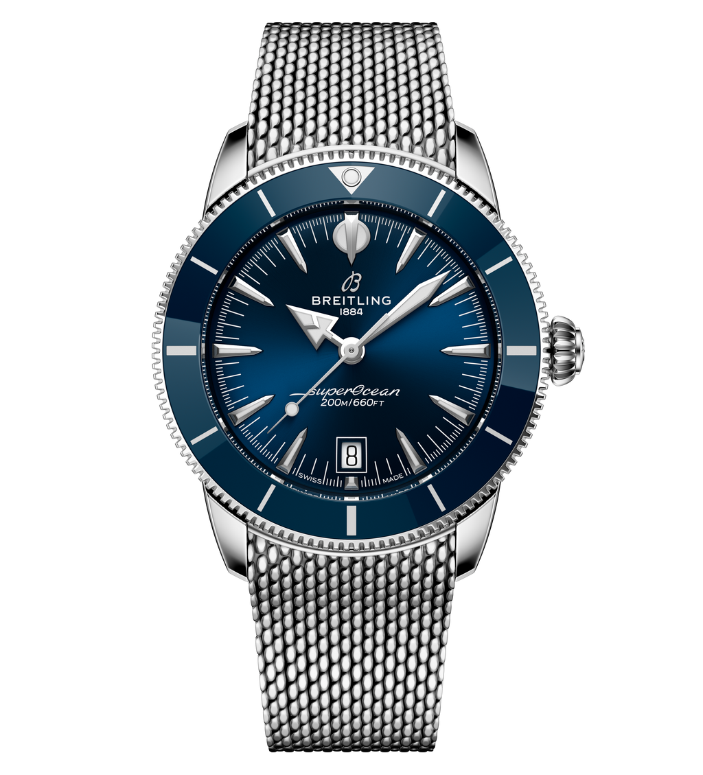 Breitling Superocean Heritage B31 Automatic 42 Watch with Blue Dial