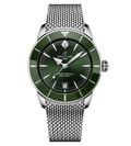Breitling Superocean Heritage B31 Automatic 42 Watch with Green Dial