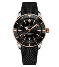 Breitling Superocean Heritage B31 Automatic 42 Watch with Black Dial & Strap