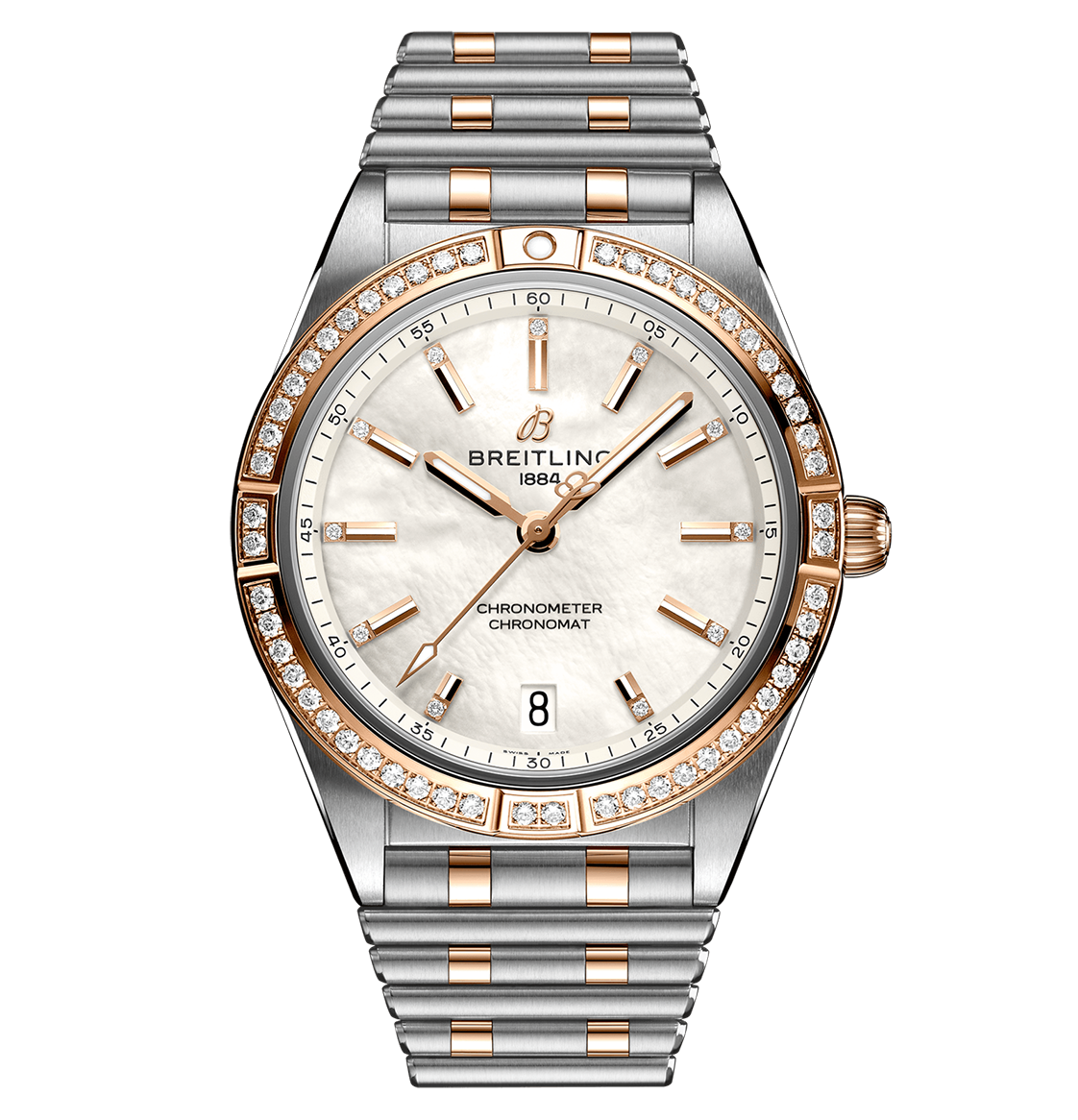 Breitling Chronomat Automatic 36mm Watch with Mother of Pearl Dial