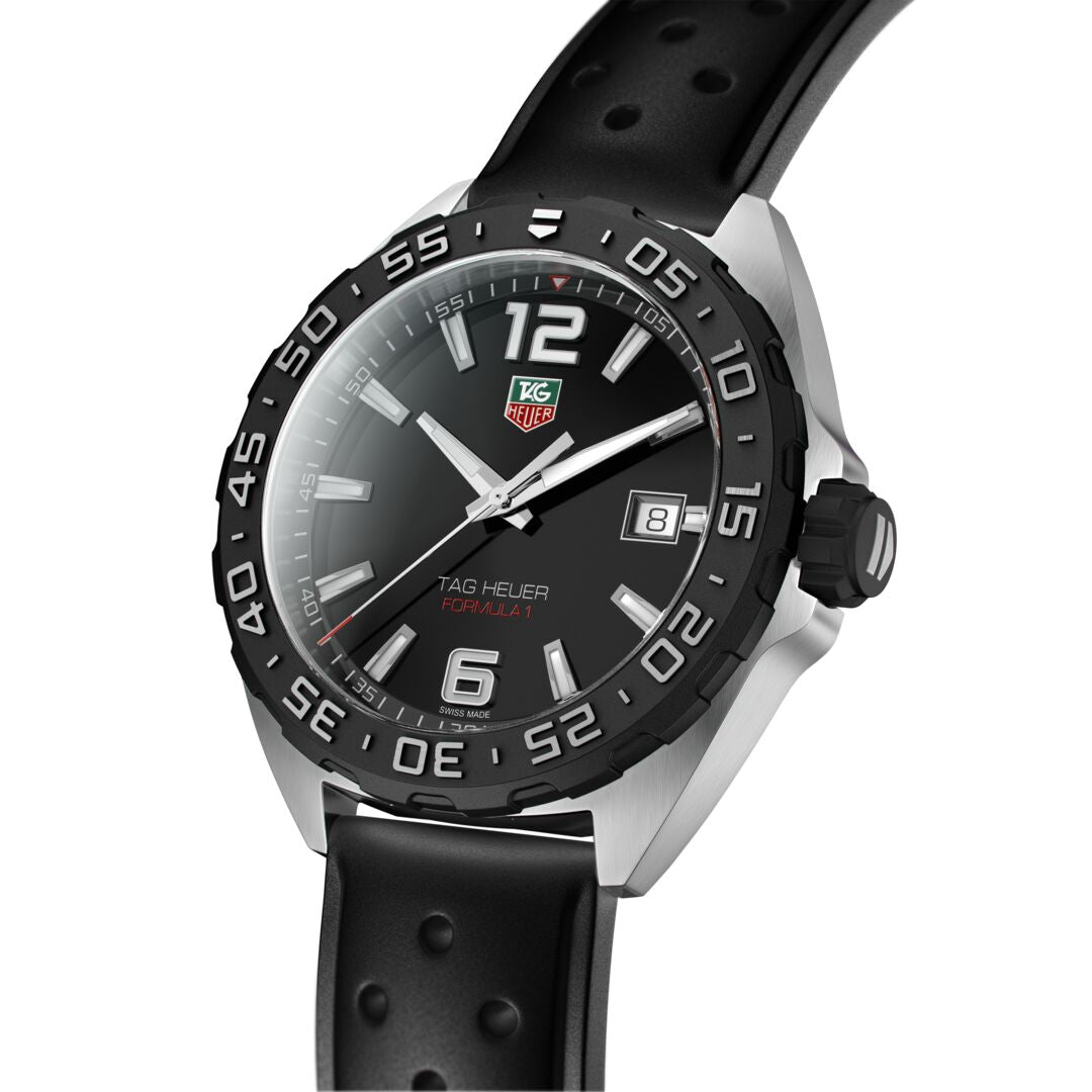 TAG Heuer Formula 1 Men's Quartz Black Dial and Strap Watch