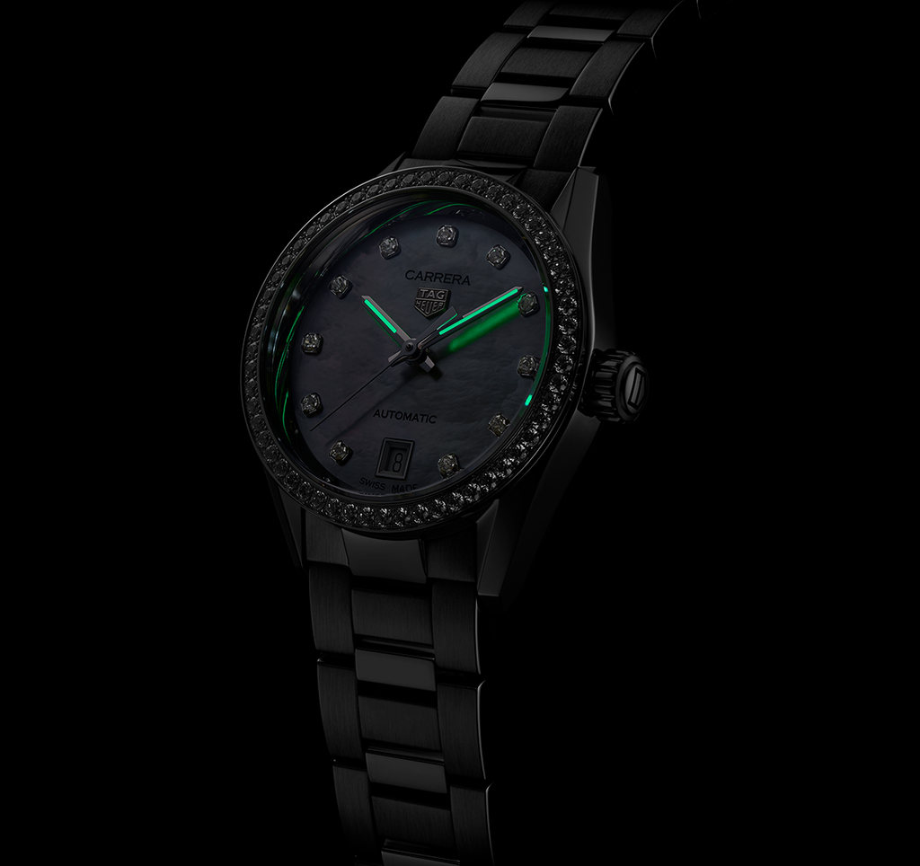 TAG Heuer Carrera Date Watch with Stainless Steel Bracelet