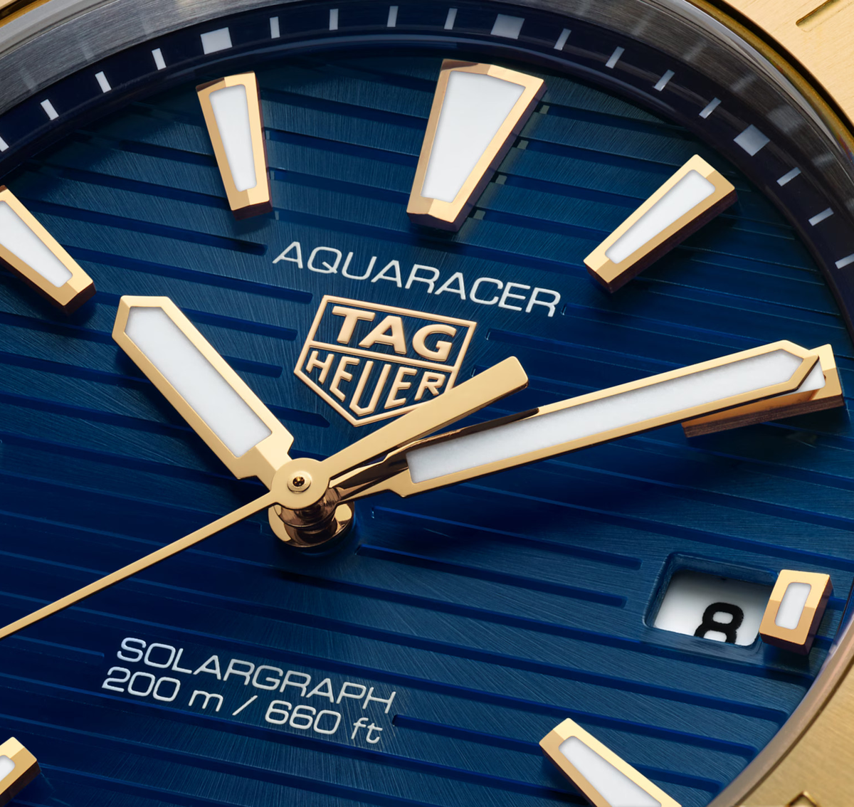TAG Heuer Aquaracer Professional 200 Solargraph Watch with Deep Blue Dial