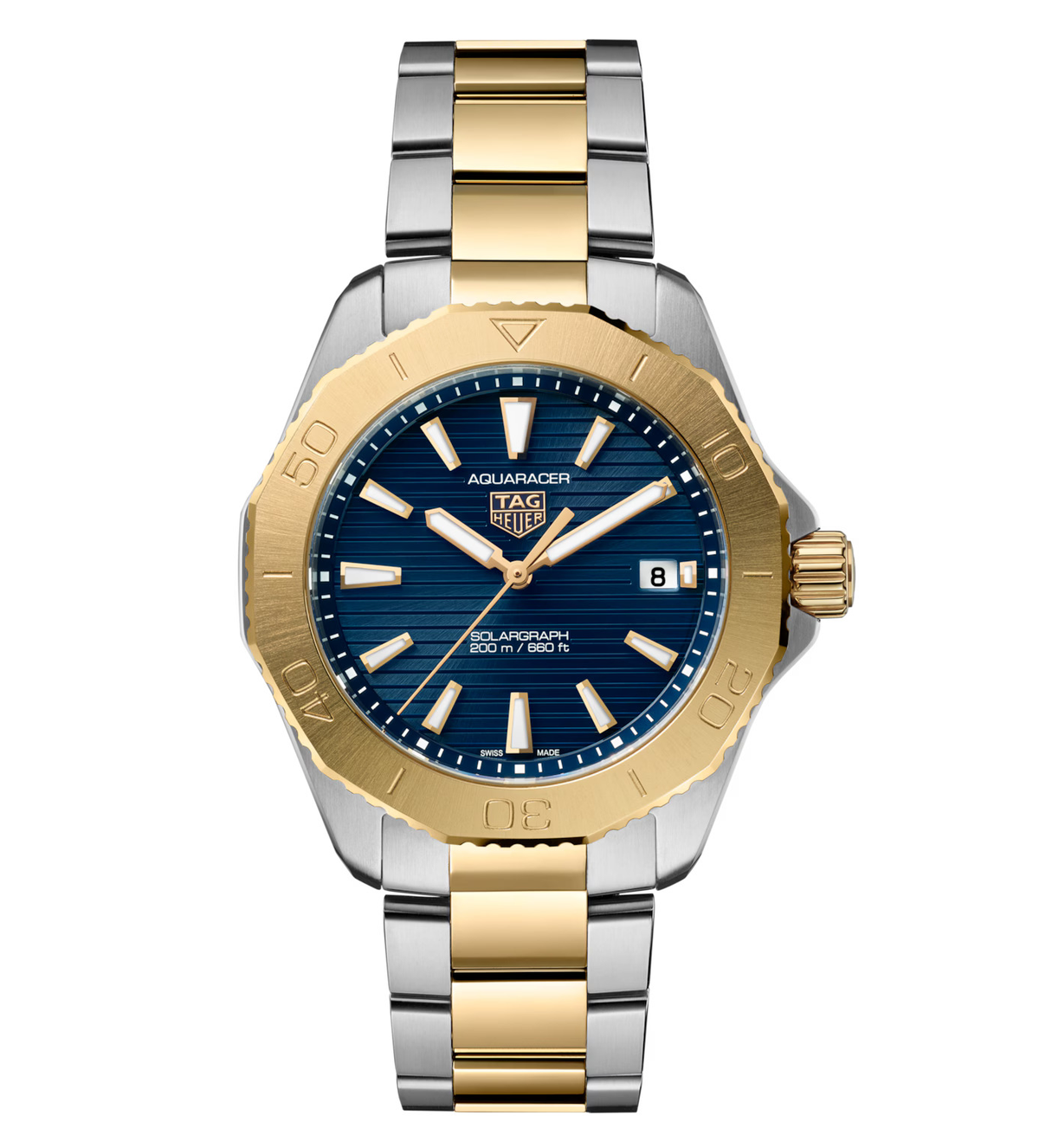 TAG Heuer Aquaracer Professional 200 Solargraph Watch with Deep Blue Dial
