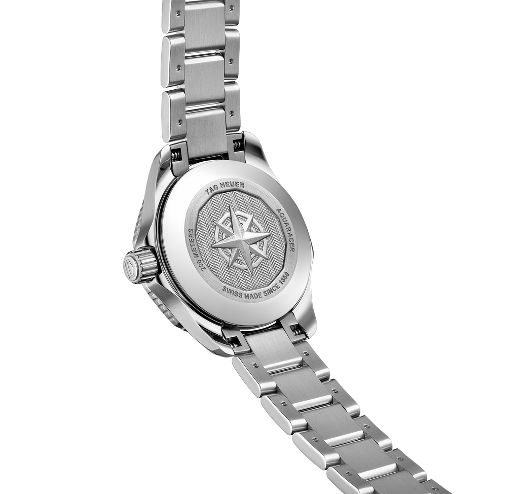 TAG Heuer Aquaracer Professional 200 Watch with White Mother of Pearl Dial