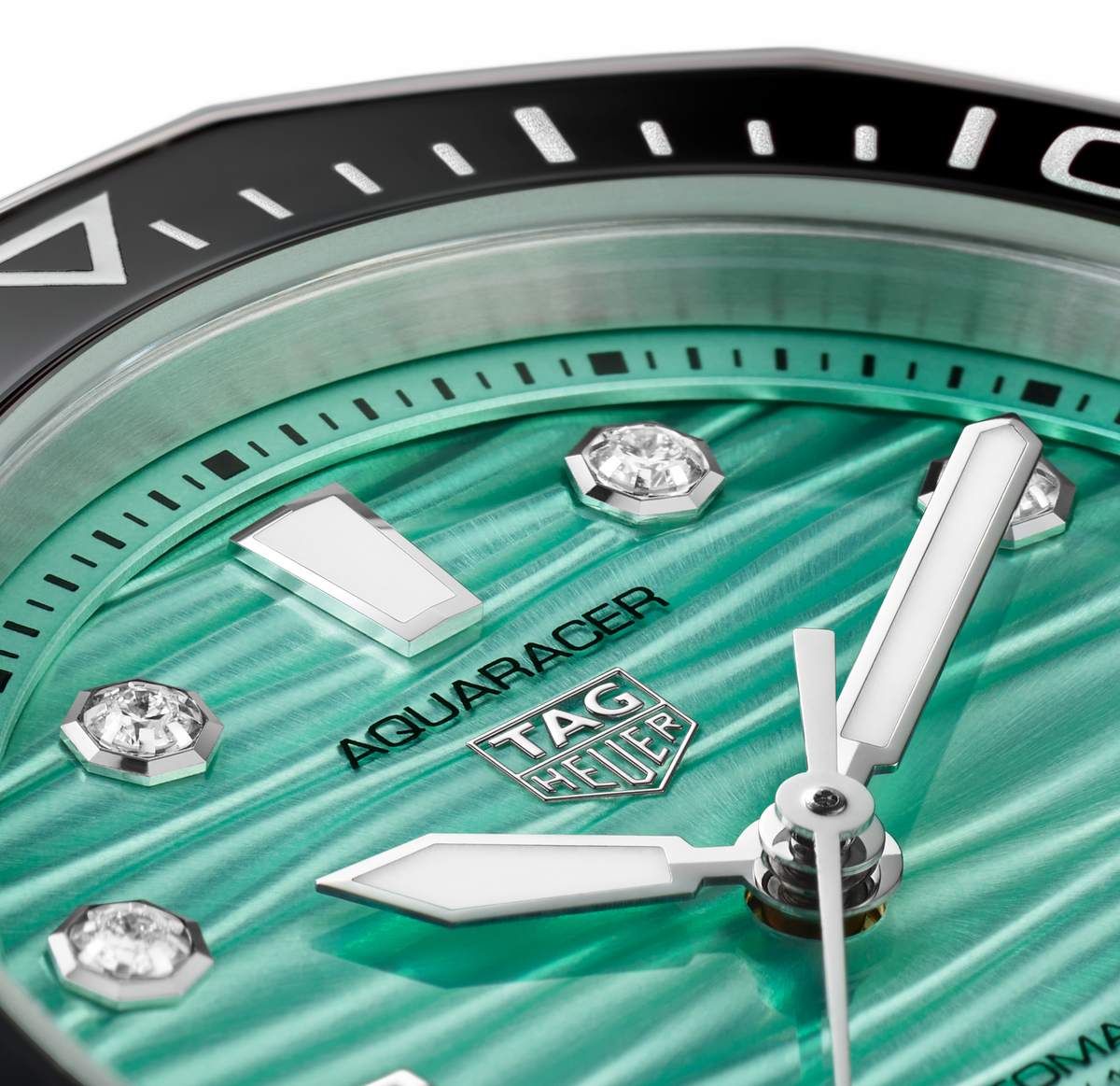 TAG Heuer Aquaracer Professional 300 Watch with a Bold Turquoise Dial