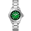 TAG Heuer Aquaracer Professional 200 Watch with Green Mother of Pearl Dial