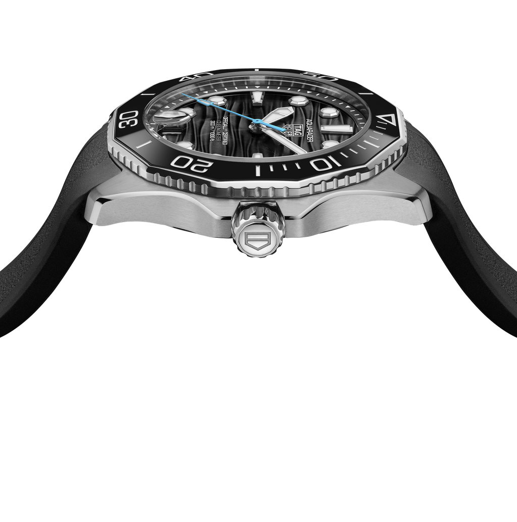 TAG Heuer Aquaracer Professional 300 Date Watch with Black Rubber Strap