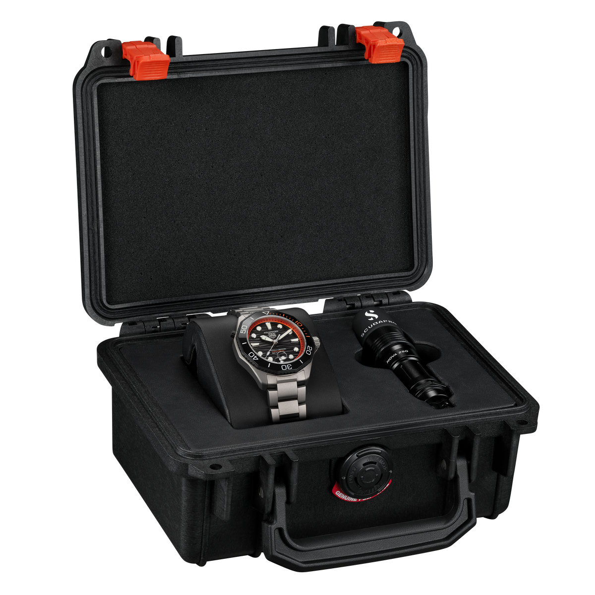 TAG Heuer Aquaracer Professional 500 Date Watch with Black Lacquered Dial, Limited Edition