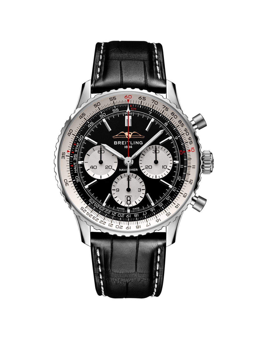 Breitling Navitimer B01 46mm Watch with Black Dial