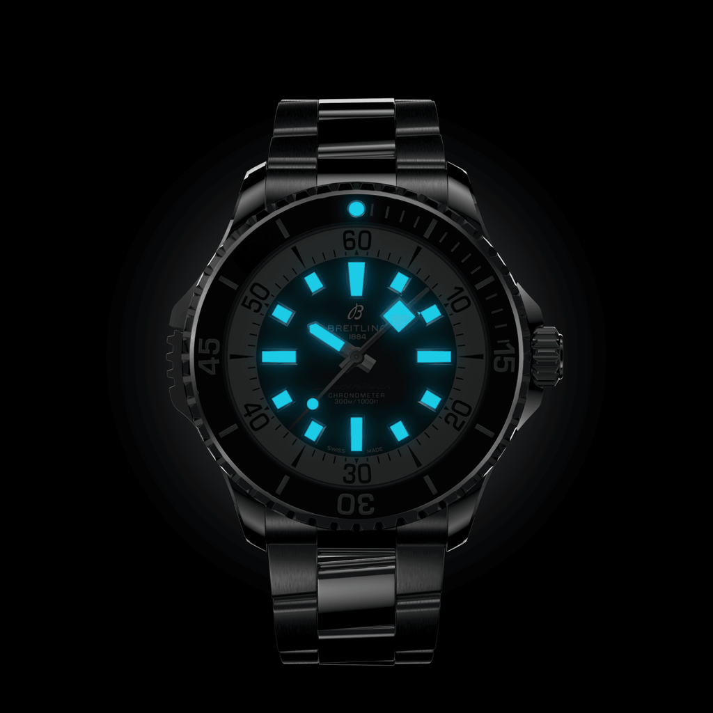 Breitling Superocean Blue Watch, 46mm