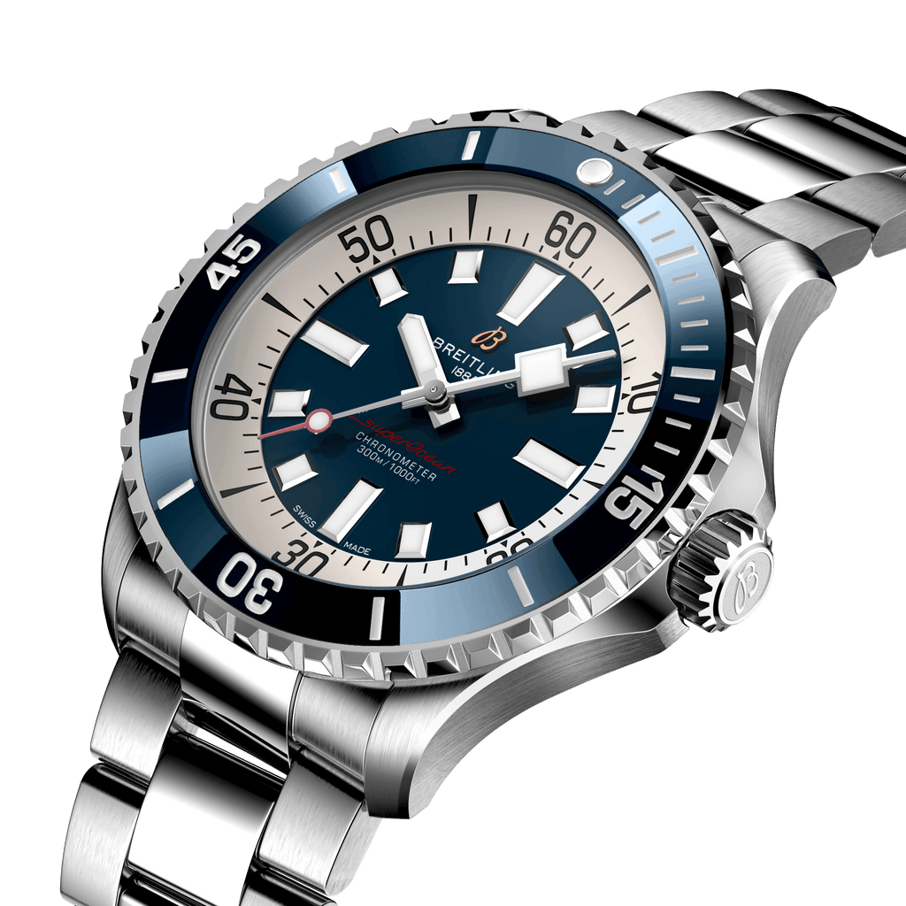 Breitling Superocean Blue Watch, 46mm