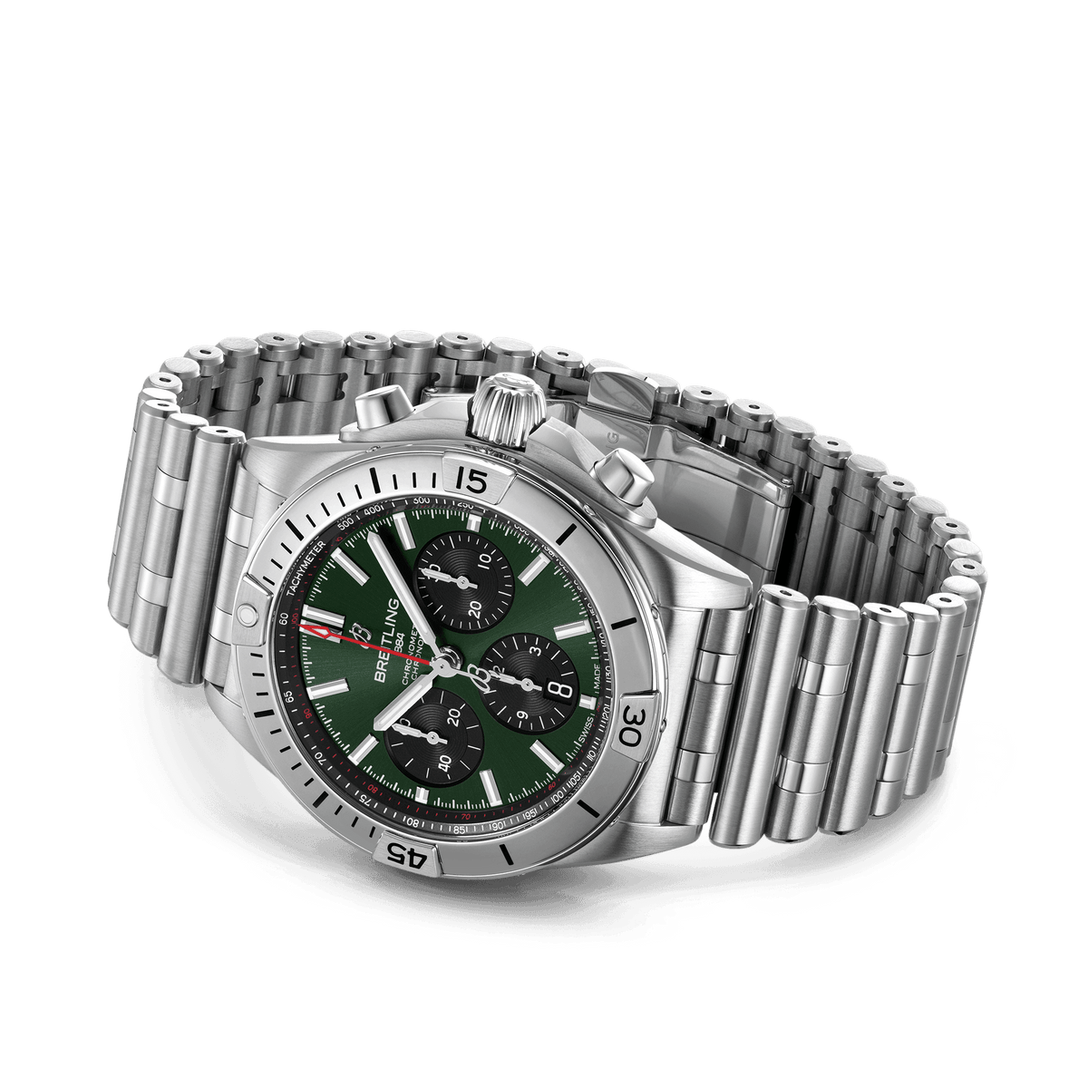Breitling Chronomat B01 Chronograph 42 Watch with Stainless Steel Bracelet