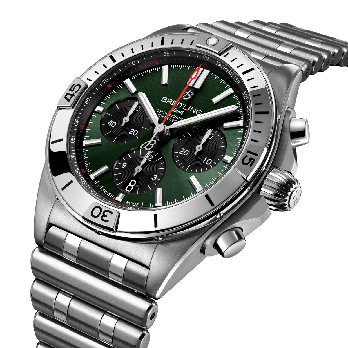 Breitling Chronomat B01 Chronograph 42 Watch with Stainless Steel Bracelet