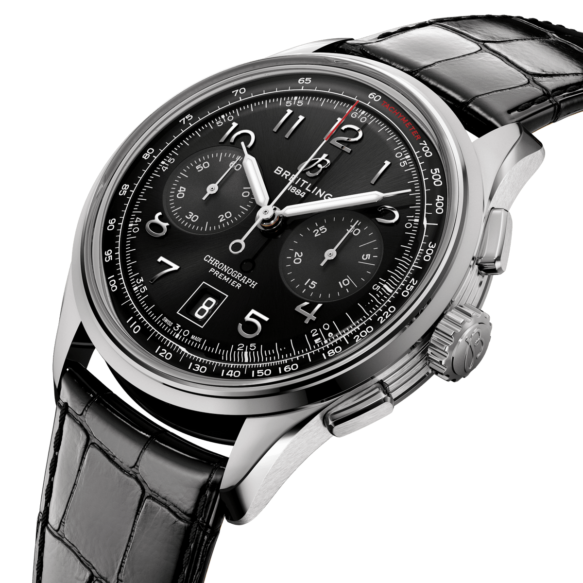Breitling Premier B01 Chronograph 42mm Watch with Black Dial