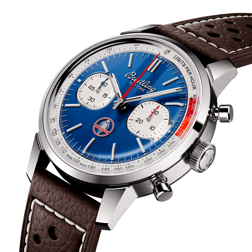 Breitling Top Time B01 Shelby Cobra 41mm Watch with Blue Dial