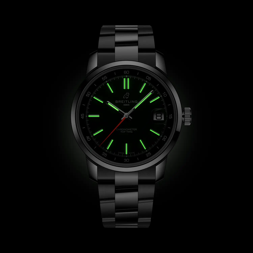 Breitling Top Time B31 38mm Watch with Dark Green Dial