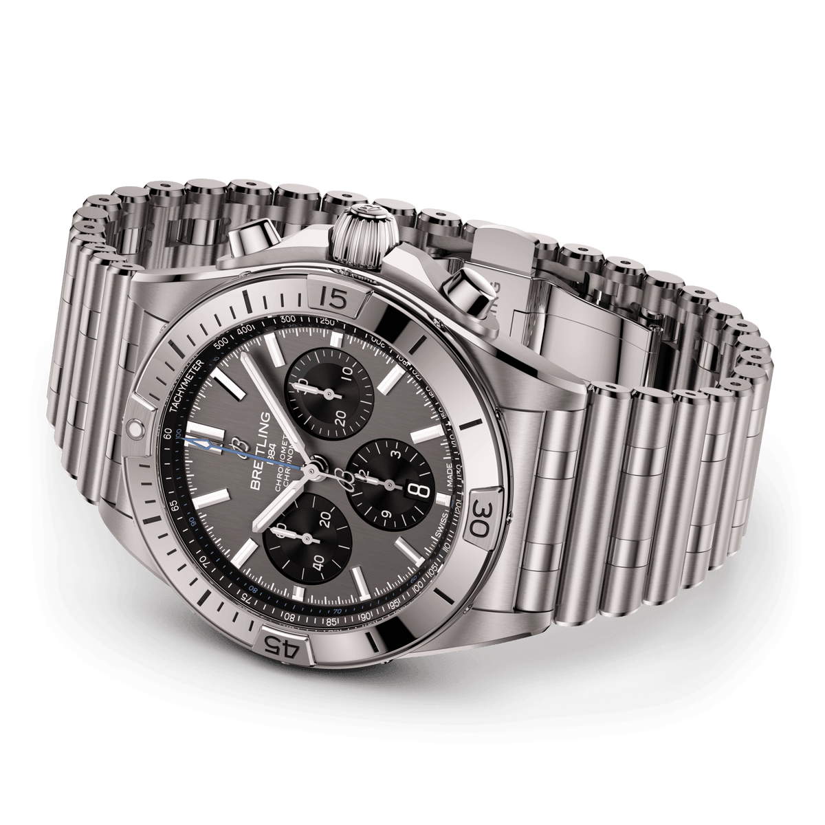 Breitling Chronomat B01 42 Watch with Titanium Rouleaux Bracelet