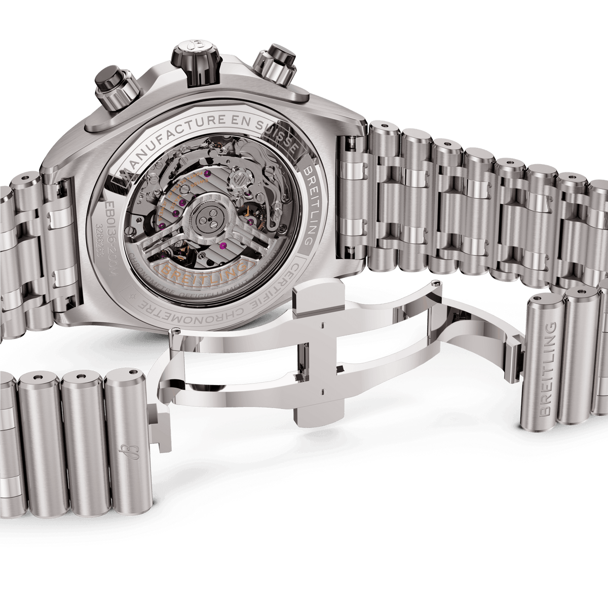 Breitling Super Chronomat B01 44 Watch with Titanium Rouleaux Bracelet