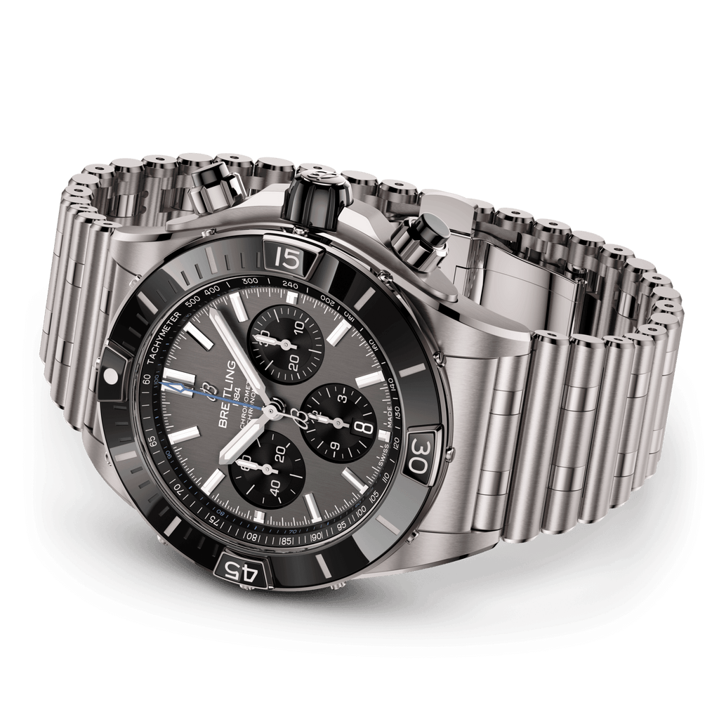 Breitling Super Chronomat B01 44 Watch with Titanium Rouleaux Bracelet