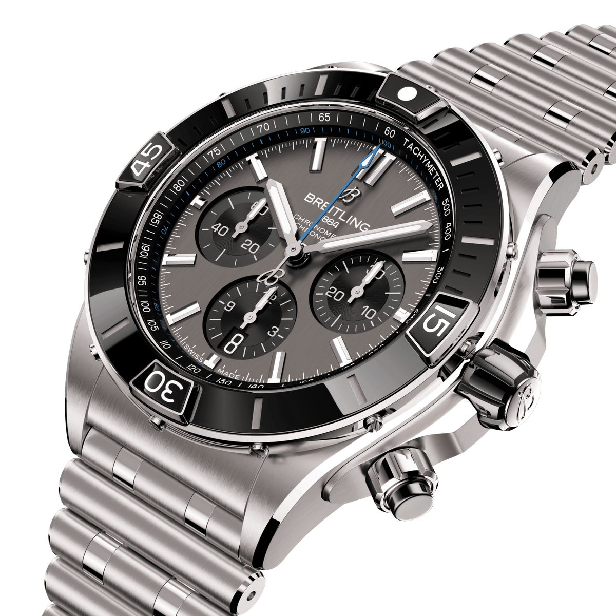 Breitling Super Chronomat B01 44 Watch with Titanium Rouleaux Bracelet