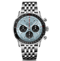 Breitling Navitimer B01 43mm Watch with Silver Bracelet