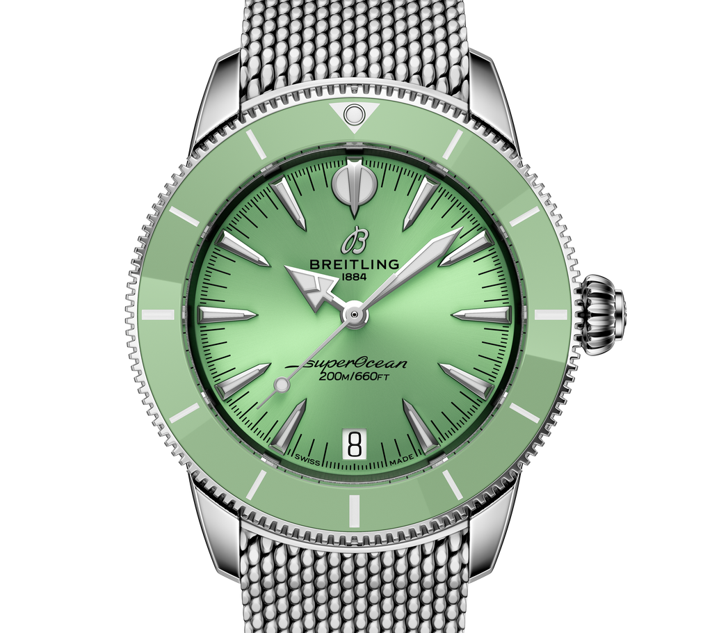 Breitling Superocean Heritage Automatic 36 Watch with Mint Dial