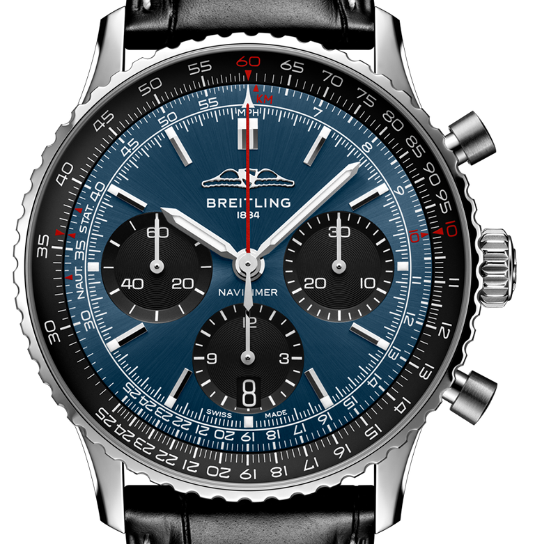 Breitling Navitimer B01 41mm Watch with Blue Dial