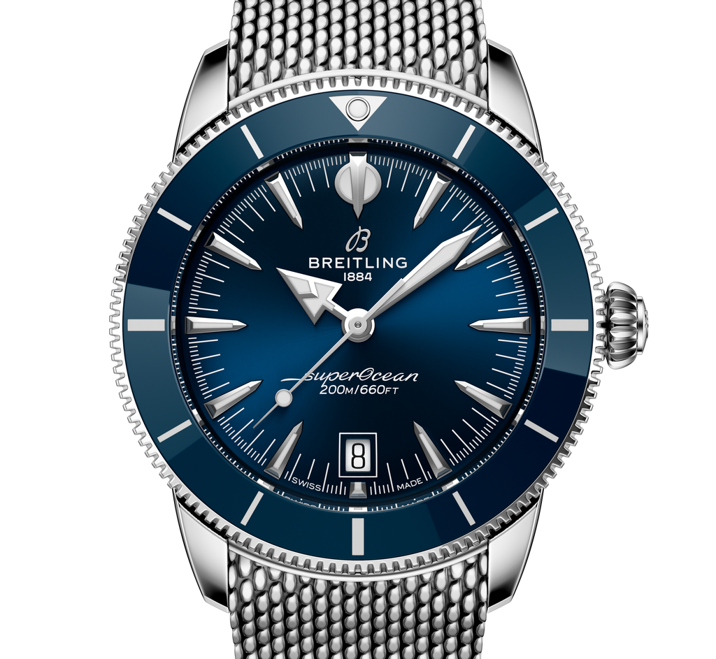 Breitling Superocean Heritage B31 Automatic 42 Watch with Blue Dial