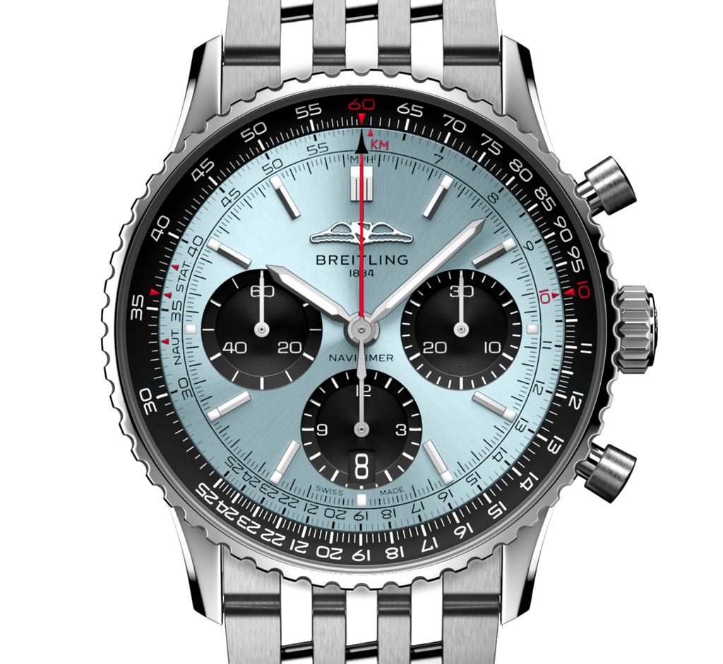 Breitling Navitimer B01 Chronograph 41 Watch with Ice Blue Dial