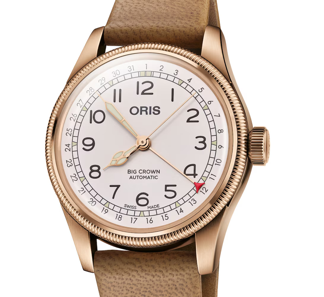 Oris Father Time Limited Edition Watch with White Dial, 40mm