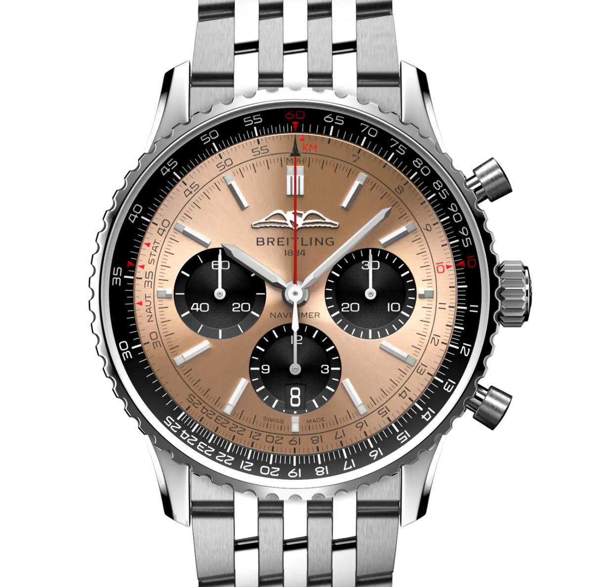 Breitling Navitimer B01 Chronograph 43 Watch with Bronze Dial