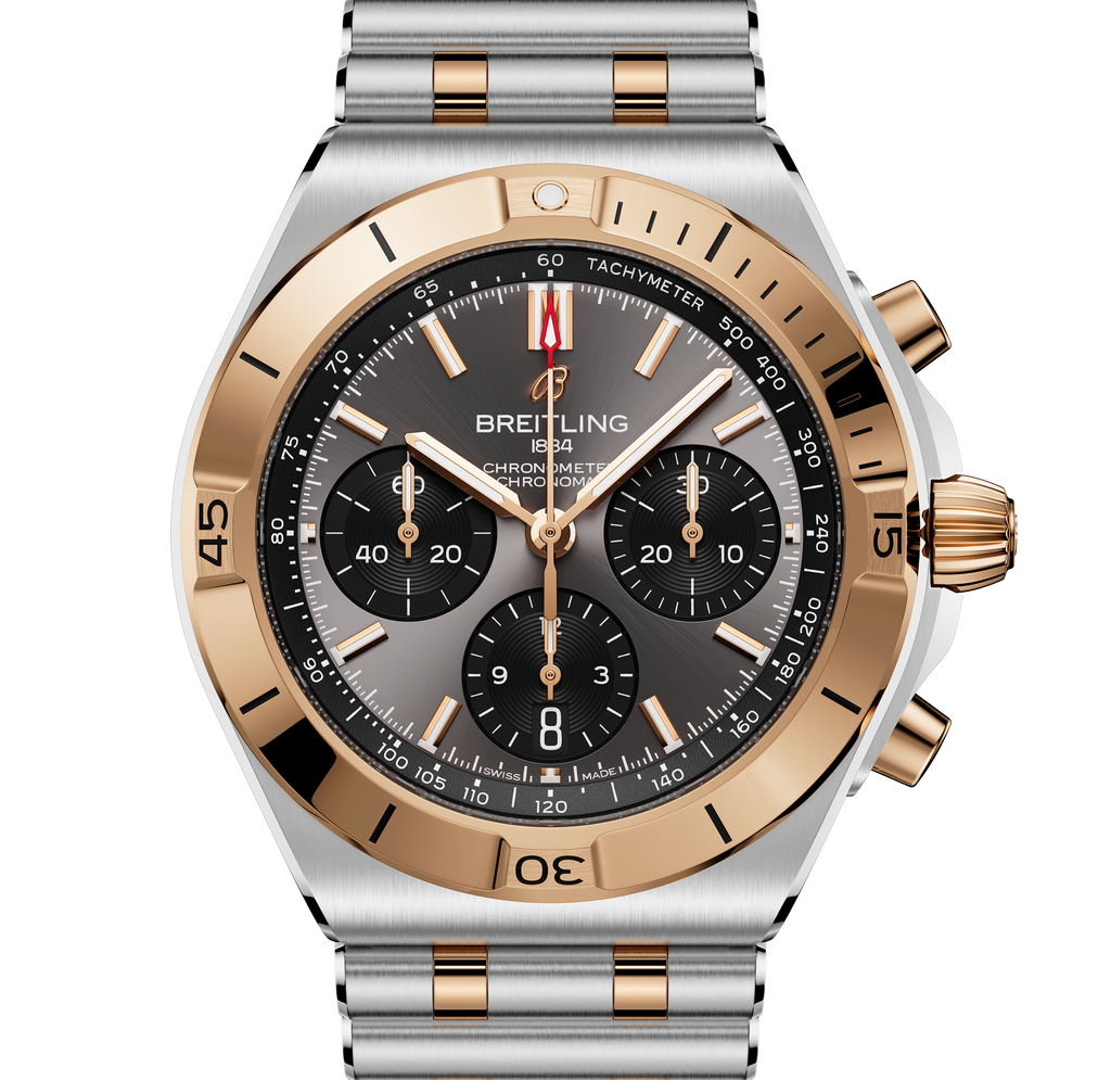 Breitling Chronomat B01 Chronograph 42 Watch with Mixed Metals Bracelet