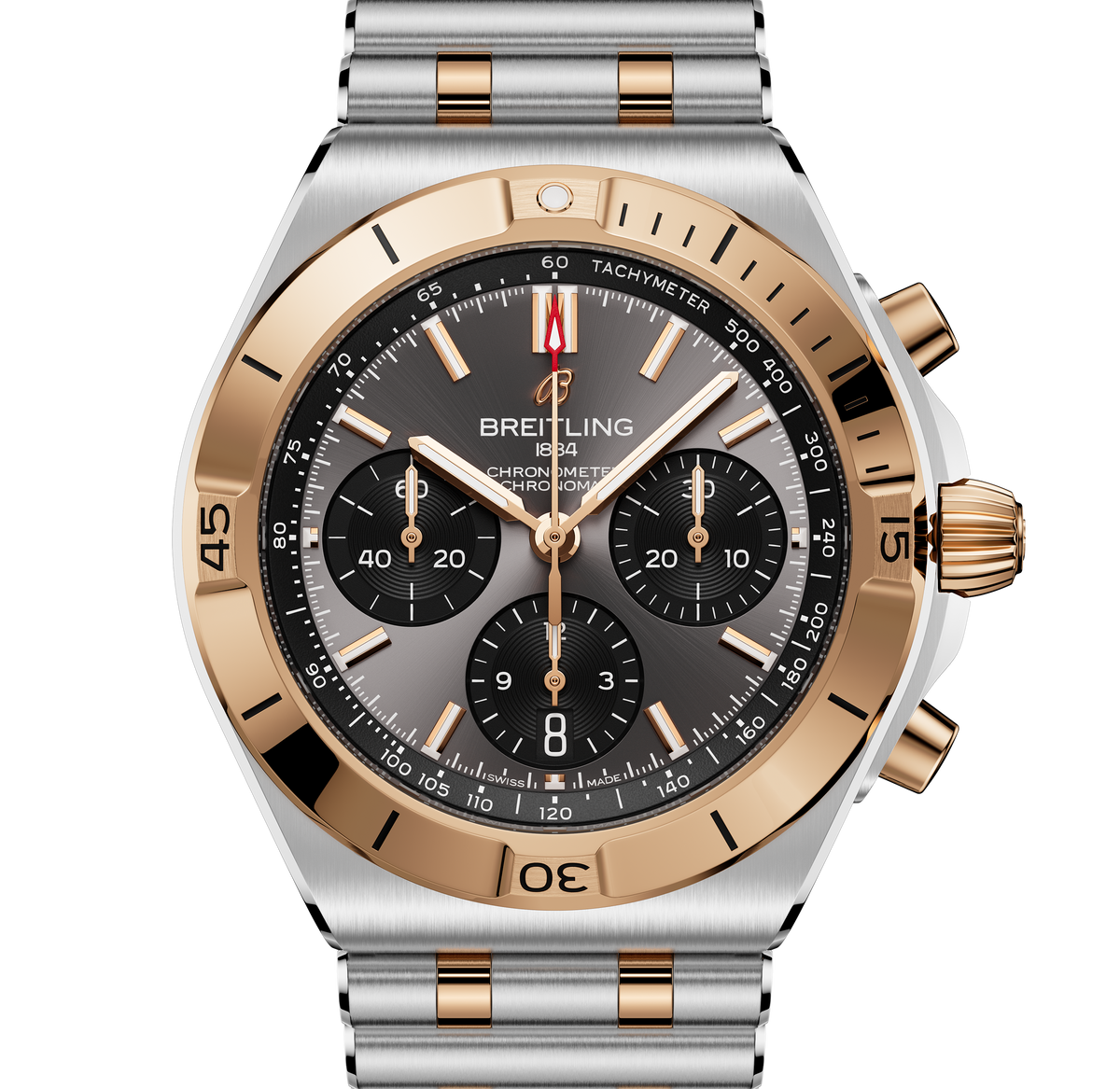 Breitling Chronomat B01 Chronograph 42 Watch with Mixed Metals Bracelet