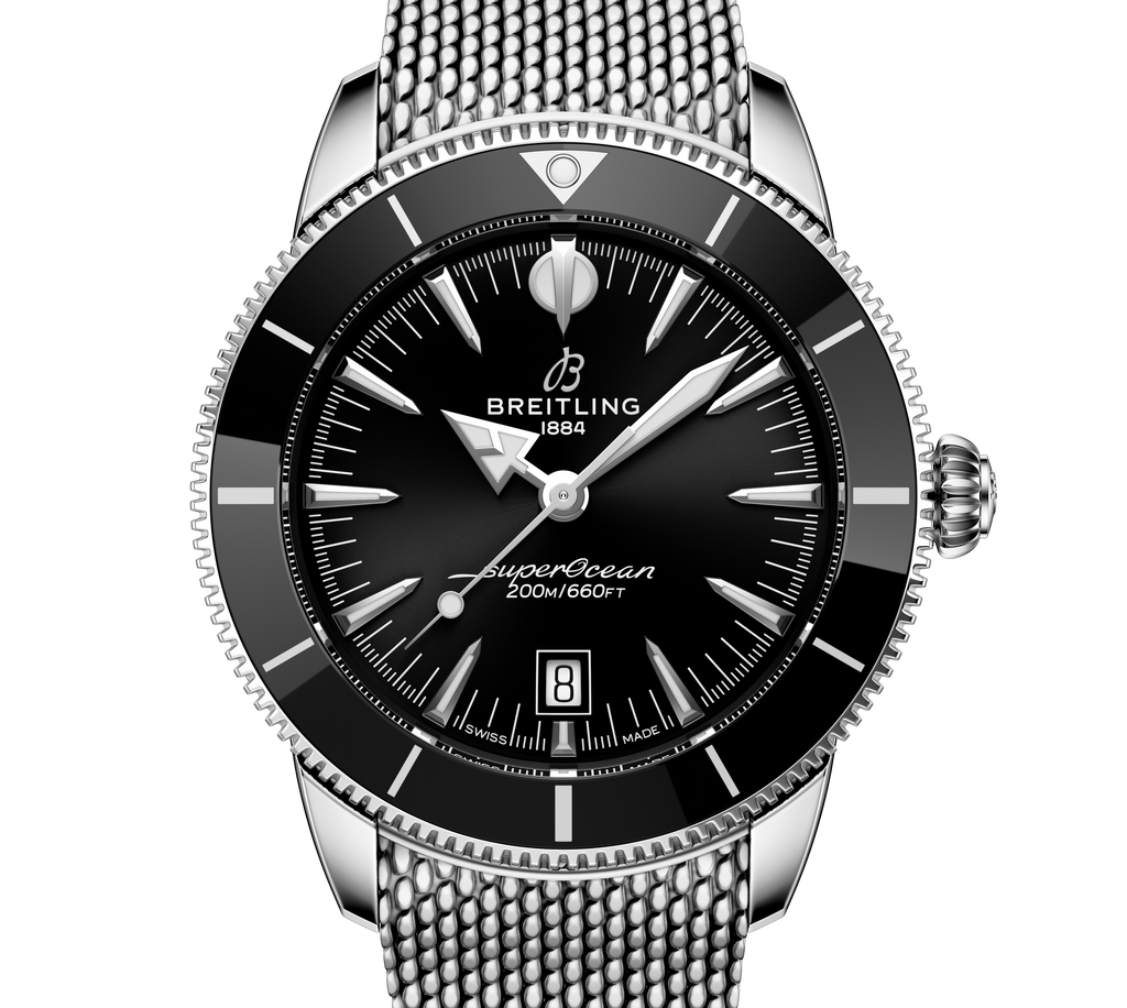 Breitling Superocean Heritage B31 Automatic 44 Watch with Black Dial