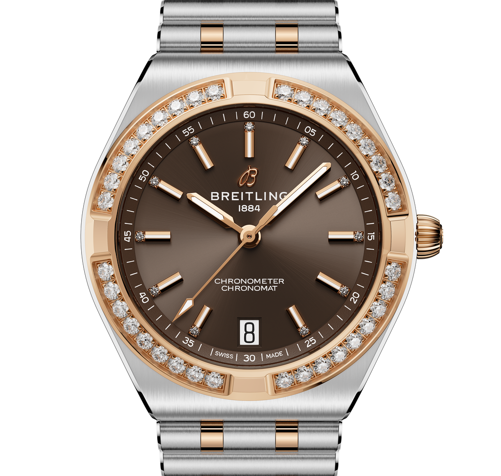 Breitling Chronomat Automatic 36 Watch with Chocolate Dial