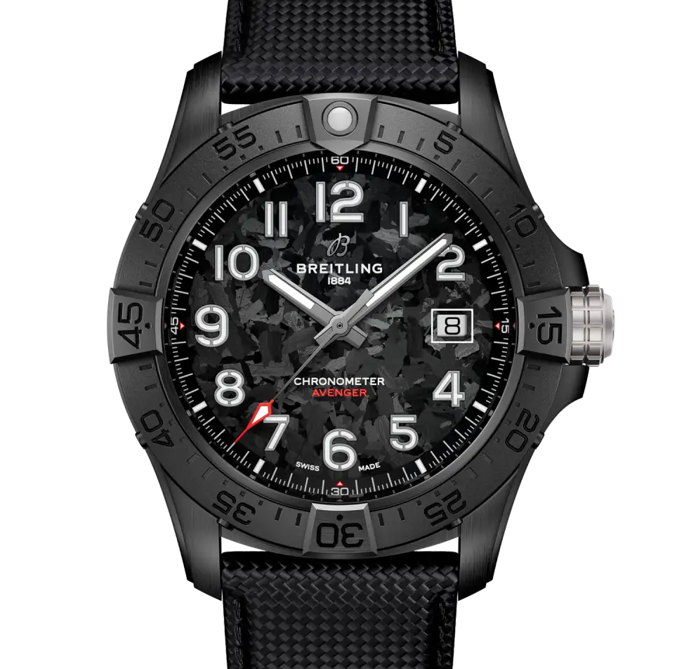 Breitling Avenger Automatic 42 Night Mission Watch with Carbon Dial