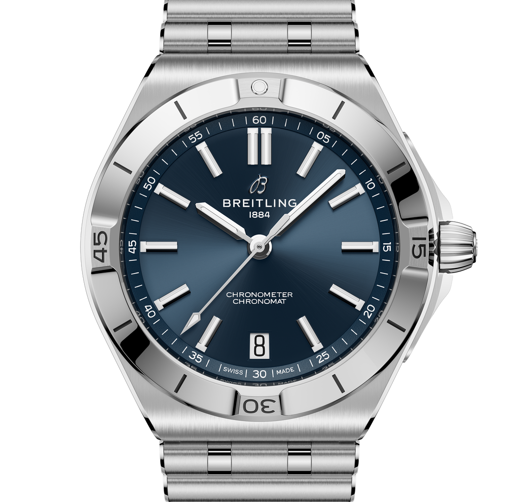 Breitling Chronomat B31 Automatic 40 Watch with Blue Dial