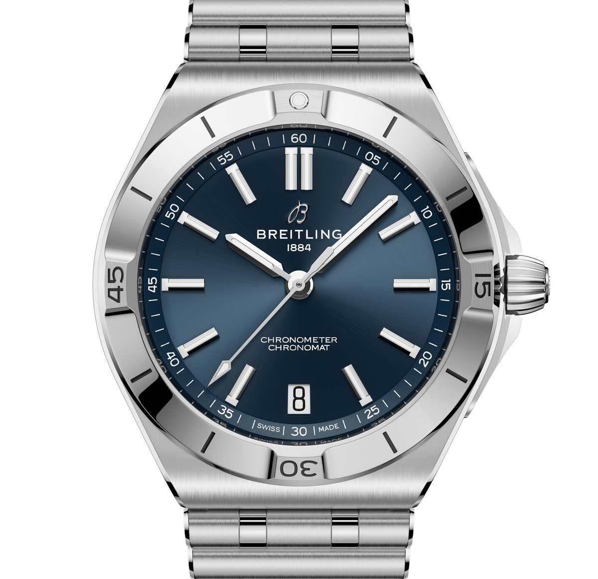 Breitling Chronomat B31 Automatic 40 Watch with Blue Dial