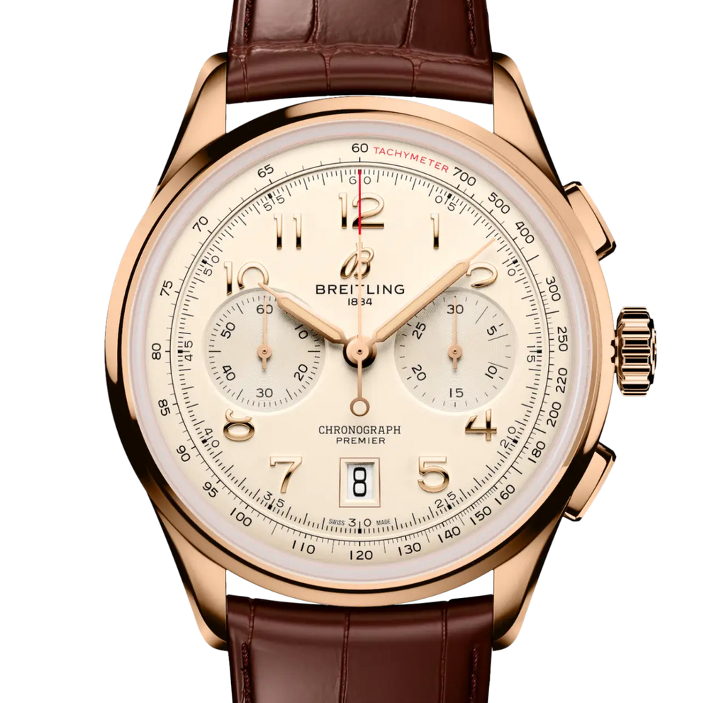 Breitling Premier B01 Chronograph 42 Watch with Cream Dial