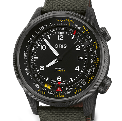 Oris ProPilot Altimeter Watch with Black Dial, 47mm