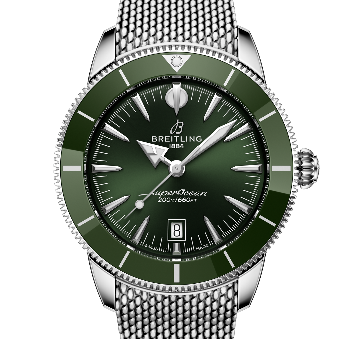 Breitling Superocean Heritage B31 Automatic 44 Watch with Green Dial
