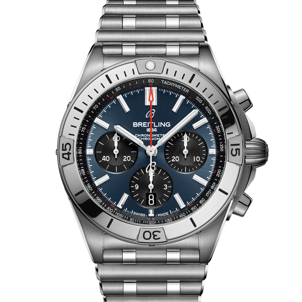 Breitling Chronomat B01 42 Steel with Blue Dial