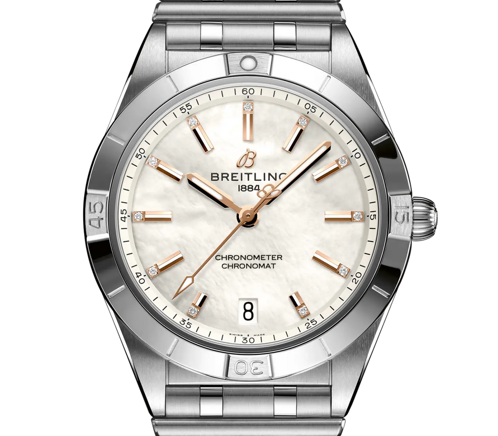 Breitling Chronomat Automatic 36 Watch with Diamonds