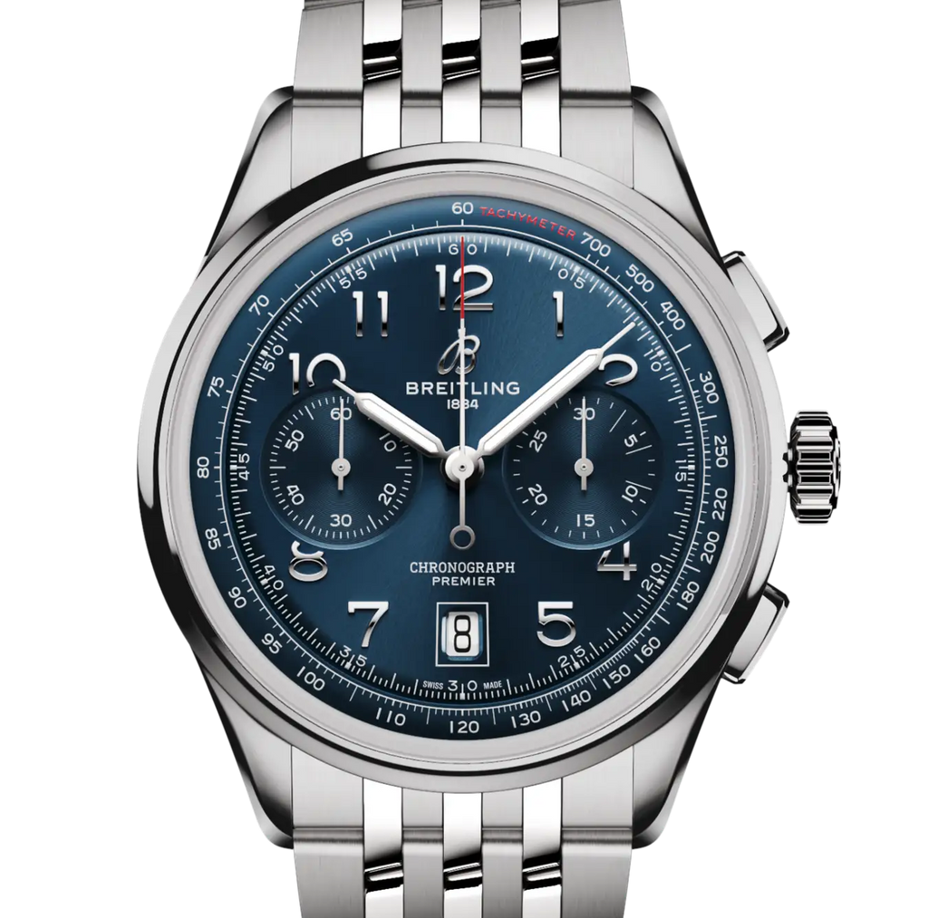 Breitling Premier B01 Chronograph 42 Watch with Stainless Steel Bracelet