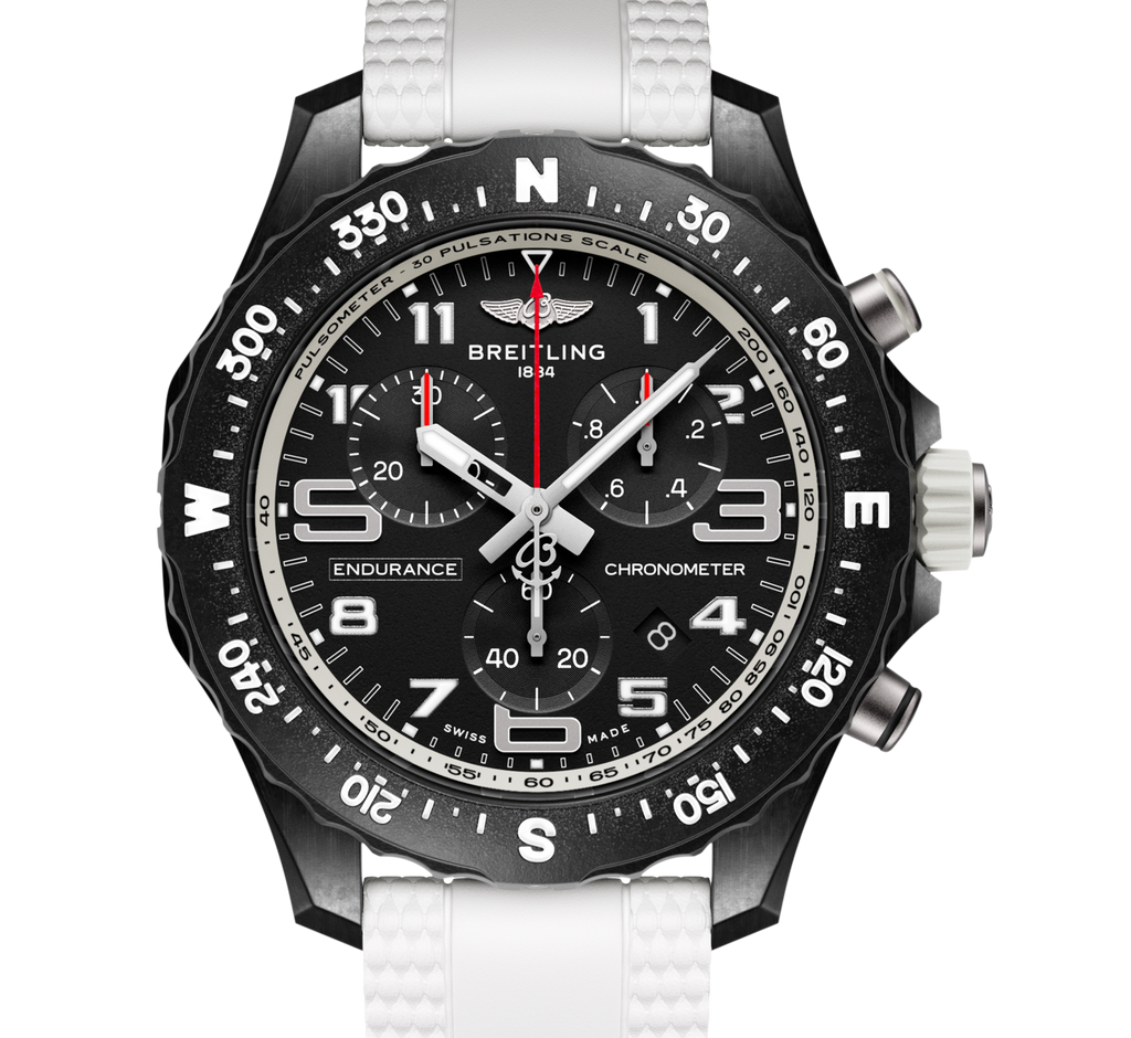 Breitling Endurance Pro 38 Watch with White Strap