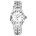 TAG Heuer Link Ladies' White Mother-of-Pearl Dial Diamond Bezel Watch