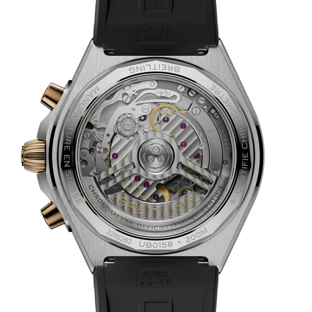 Breitling Chronomat B01 Chronograph 42 Watch with Gray Panda Dial
