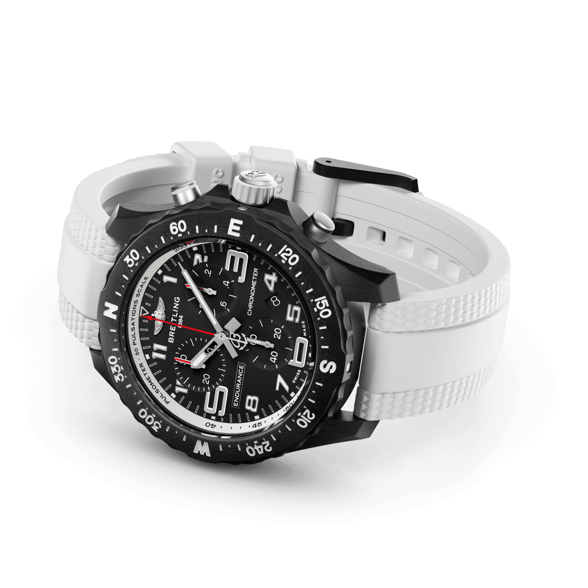 Breitling Endurance Pro 38 Watch with White Strap